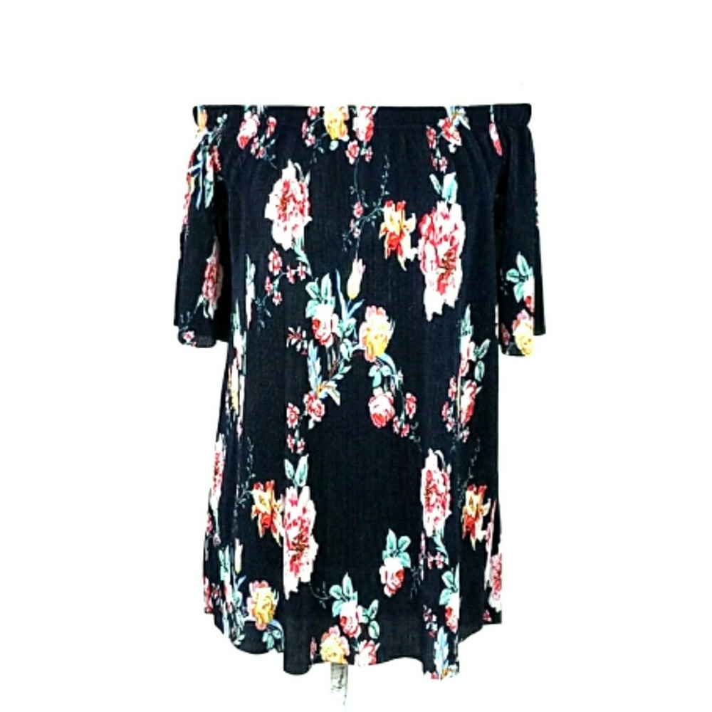 New Janette Plus Off the Shoulder Top